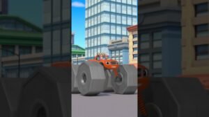 Blaze gets NEW tires! 🛞 #shorts