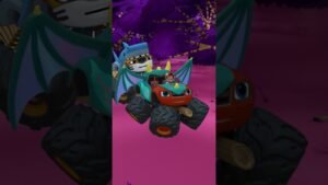 Blaze | Resgates monstruosos de Blaze no Halloween! 🧹 #Shorts