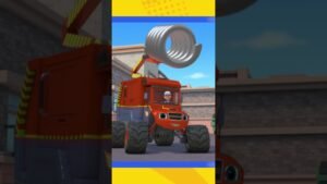 Crusher Builds a STINKY Robot to Stop Garbage Truck Blaze! 🚚 #shorts