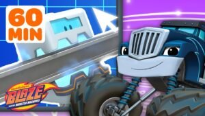 Crusher Builds Robots to Stop Blaze on Missions & Rescues! 🤖 | Blaze and the Monster Machines