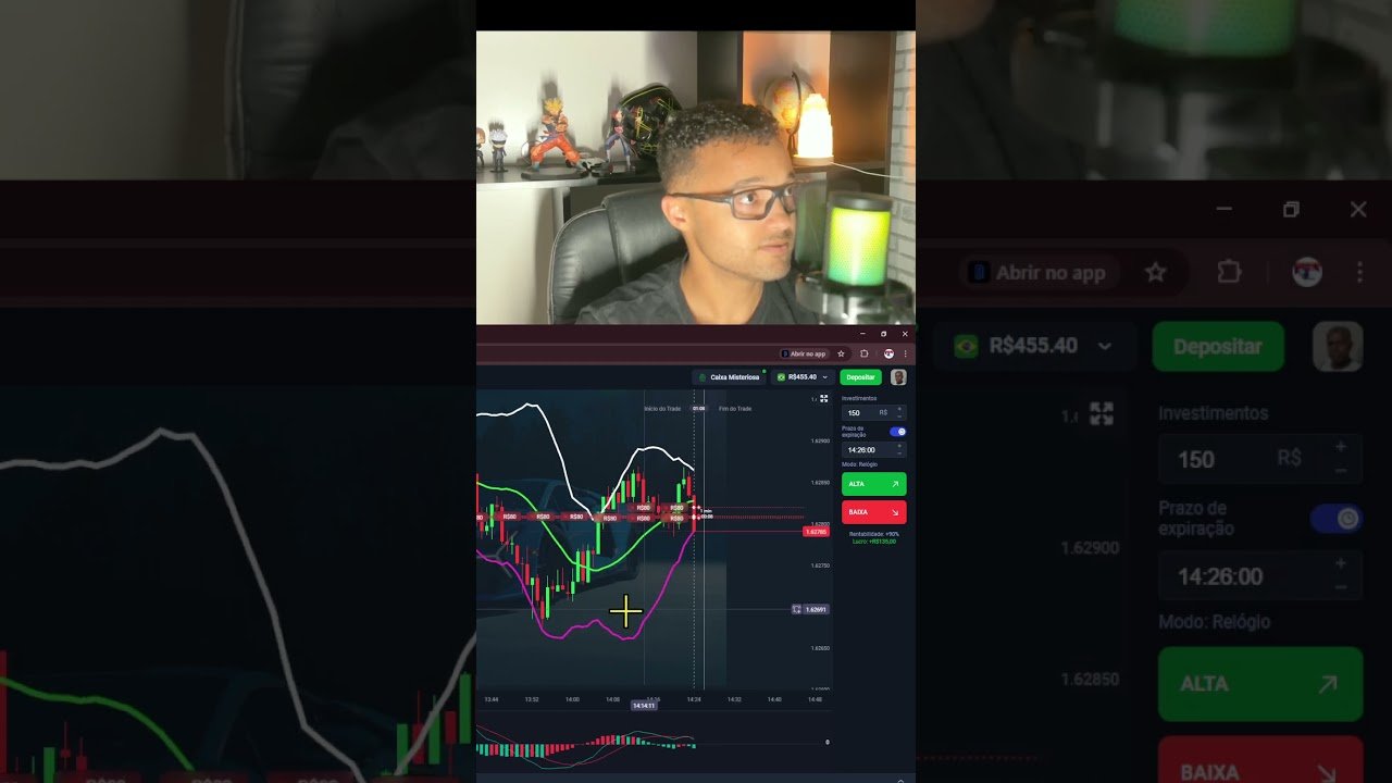 ✨📈melhor estratégia para as bandas de boringuer✨📈#daytrader #opçõesbinarias #quotex #iqoption