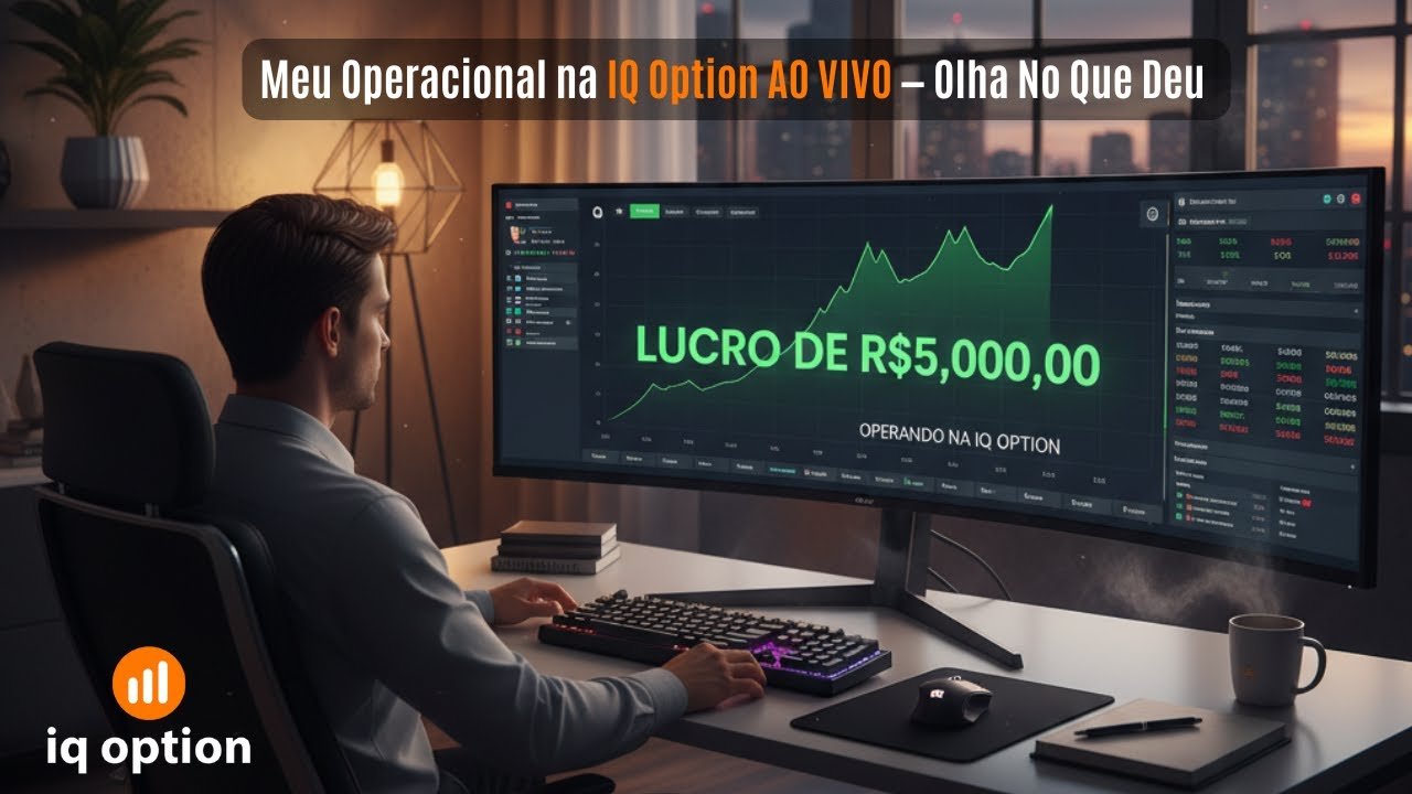 Meu Operacional na IQ Option AO VIVO — Olha No Que Deu 😱🚀