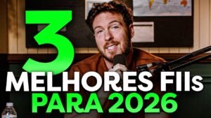 3 MELHORES FUNDOS IMOBILIÁRIOS PARA 2026 | INVISTA com POUCO dinheiro