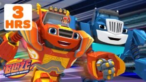 Blaze Uses ROBOT POWER on Rescues & Missions! ⚽️ #2 | 3 HOURS | Blaze and the Monster Machines