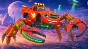 Blaze vs Aliens: Robot Power Unleashed! Who Will Save the Day?🌠 | Blaze and the Monster Machines
