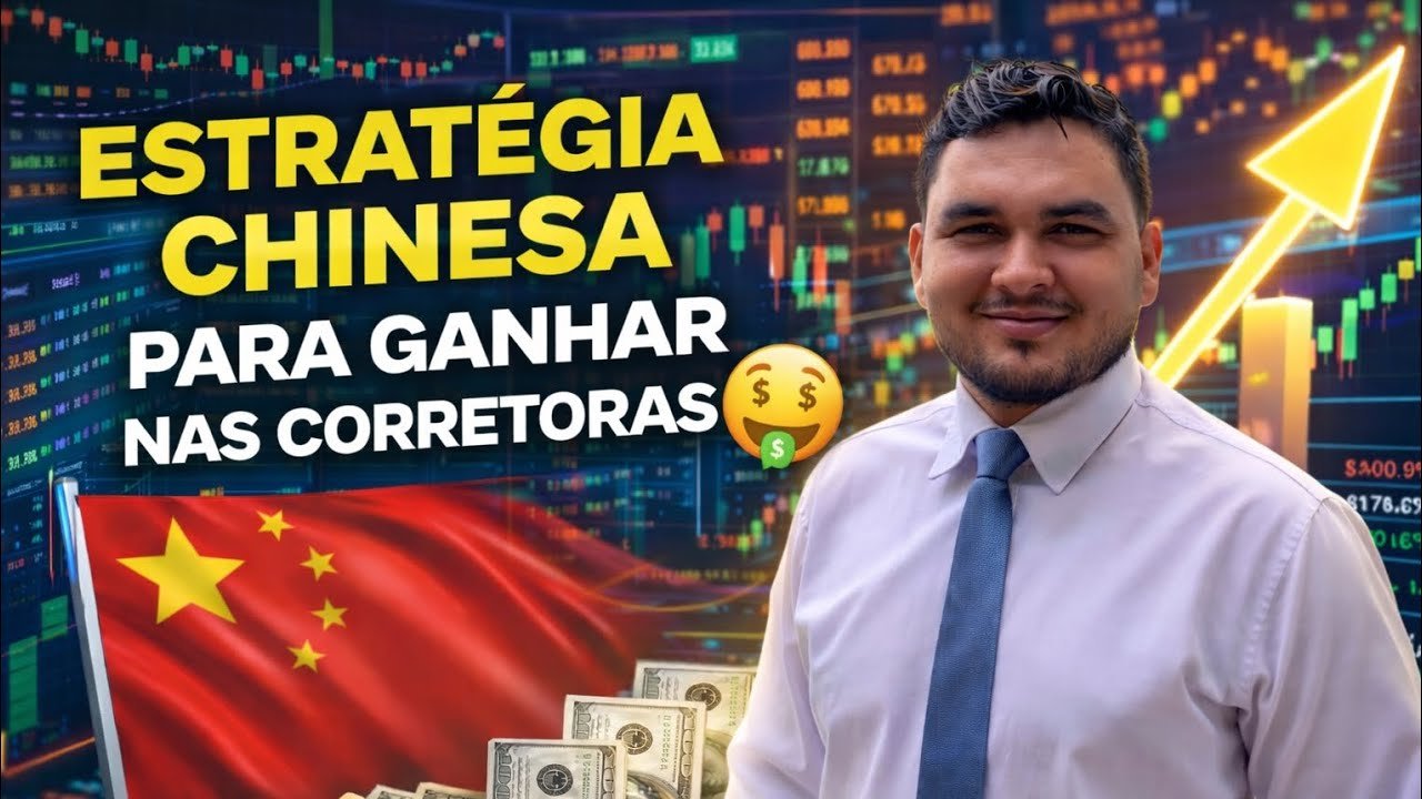 ESTRATÉGIA CHINESA TRIPLA PARA GANHAR NAS CORRETORAS 🤑📊