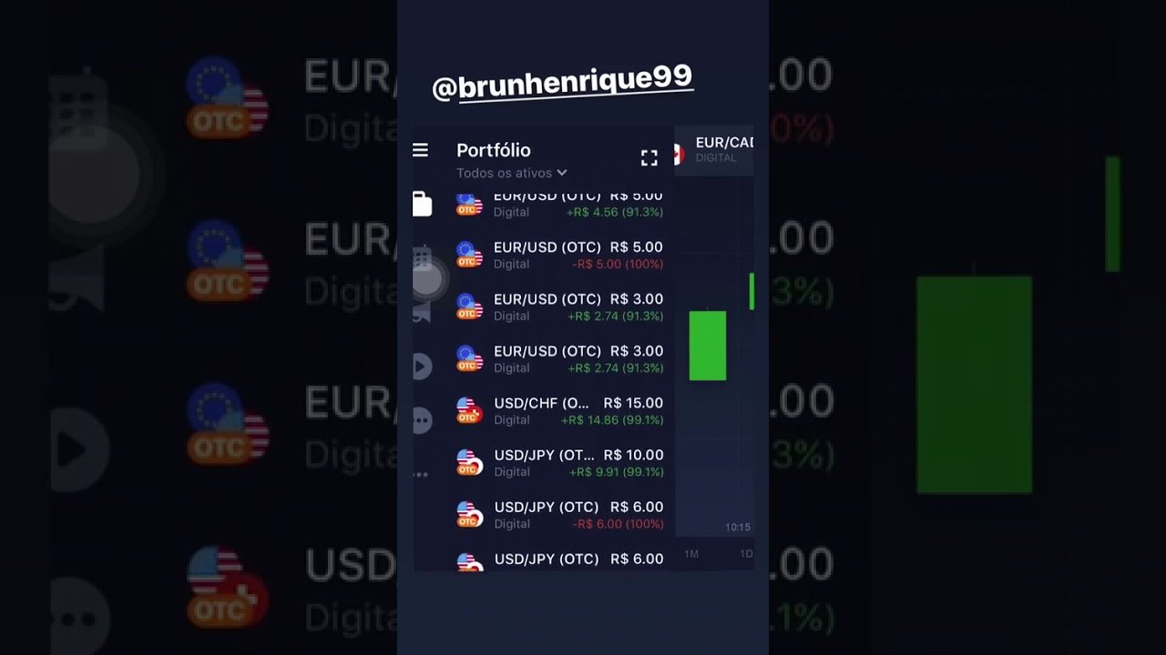 Resultados Aluno | Bruno | 11:11 Hiroshi #trader #estrategia #iqoption #otc #forex