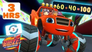 3 HOURS of Blaze Using STEM on Rescue Missions and Adventures! 📏 #2 | Blaze and the Monster Machines