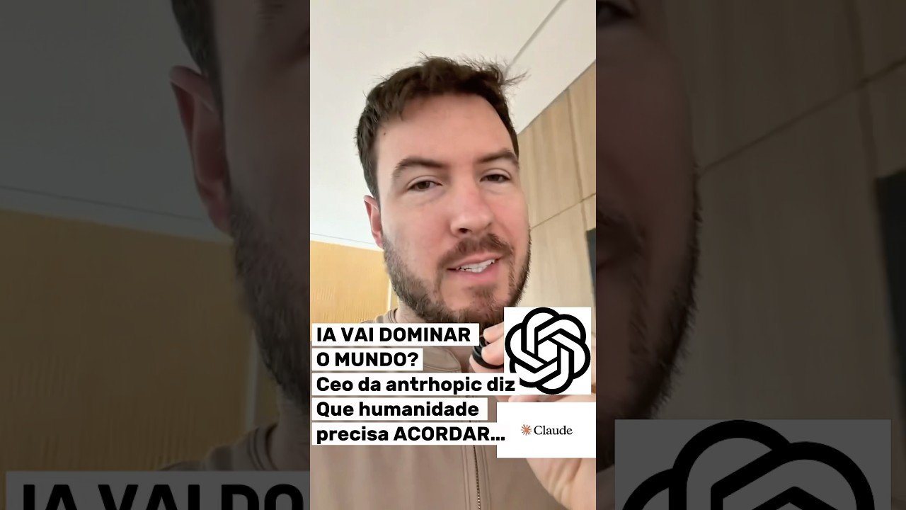 A IA DOMINAR O MUNDO? (CEO da ANTHROPIC diz que HUMANIDADE precisa ACORDAR)
