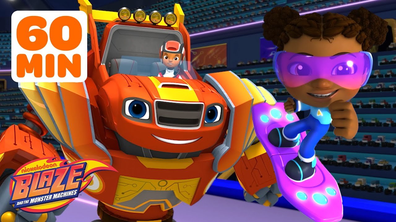 Blaze & Star Trek Scouts Rescue Missions! 🚗🖖 | 60 Minutes | Blaze and the Monster Machines