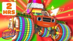 Christmas Blaze Monster Machine! 🎅 | Science Games for Kids | Blaze and the Monster Machines