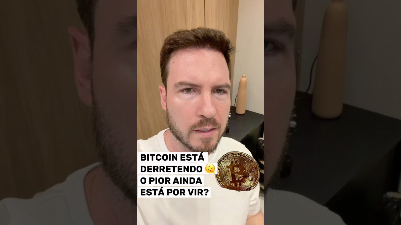 O BITCOIN NÃO PARA DE CAIR 😱 (entenda o que tá acontecendo c/ o bitcoin)