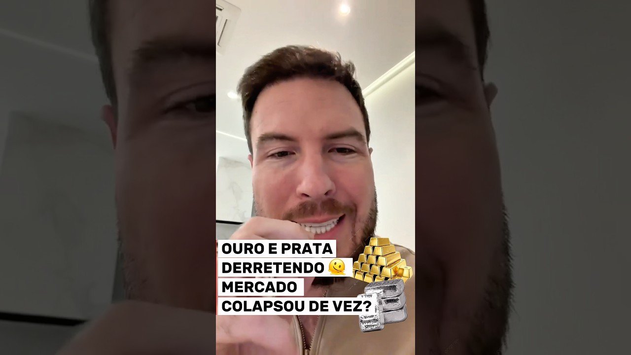 OURO E PRATA DERRETENDO 🫠 (Entenda o que está acontecendo com o ouro)