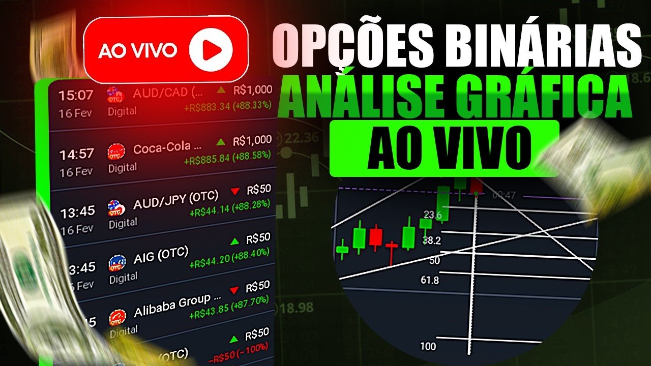🔴 AO VIVO SINAIS 🌙 ANALISADOS EM (OPÇÕES BINÁRIAS)