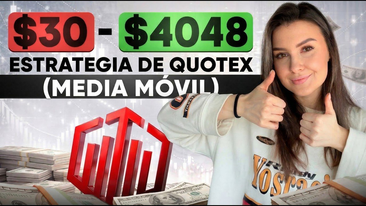 Estrategia secreta de trading para opciones binarias | $30-$4048 Estrategia de Quotex (Media Móvil)