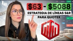 Estrategia secreta para opciones binarias | De $63 a $5088 con S&R en Quotex