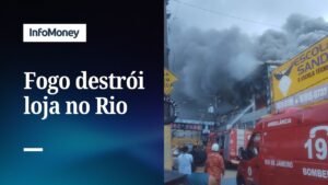 Fogo consome loja de peças de motos na Zona Norte do Rio de Janeiro | InfoMoney News