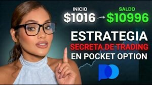 Estrategia de trading en Pocket Option |Trading de opciones binarias para principiantes $1016-$10996