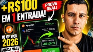 Fiz +R$100 em SEGUNDOS na IQ Option 😳 (2026 FUNCIONA? Opções binárias