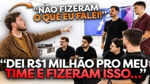 FIZ UM PIX DE R$1 MILHÃO PRO MEU TIME (e eles fizeram isso…)