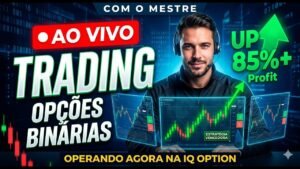 OPERANDO AO VIVO: Estratégia, Gerenciamento e Disciplina na IQ Option 📈