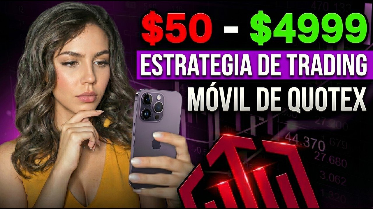 Trading Móvil en Quotex | Estrategia fácil para Opciones Binarias (Paso a paso)