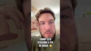 TRUMP ESTÁ ATACANDO O PIX DO BRASIL 😳 #fyp #shorts