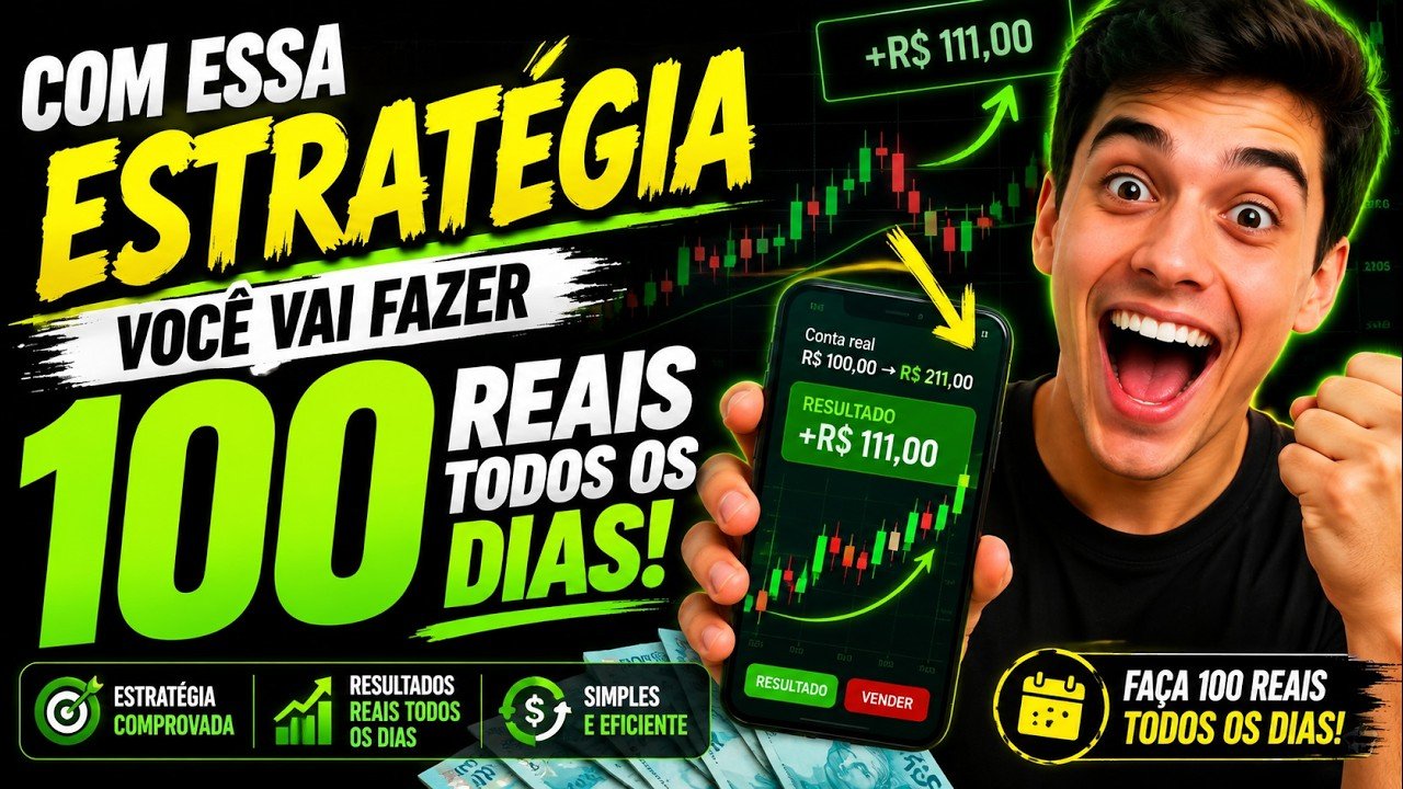 A estratégia simples que me dá R$100 por dia 😳
