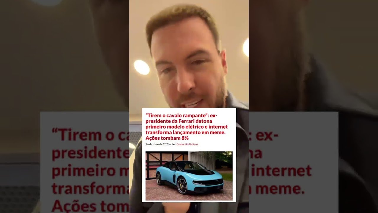 A FERRARI VAI QUEBRAR? | O NOVO CARRO ELÉTRICO DA FERRARI