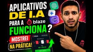 APLICATIVO DE I.A PARA A BLAZE REALMENTE FUNCIONA ?? MOSTREI NA PRATICA COMO GANHAR NA BLAZE !!
