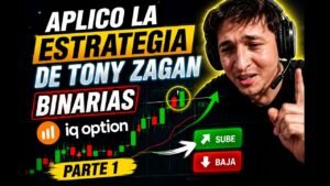 APLICO LA ESTRATEGIA DE Tony zagan binarias  IQ OPTION – PARTE 1