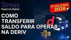 Como Transferir saldo para operar na Deriv 2026