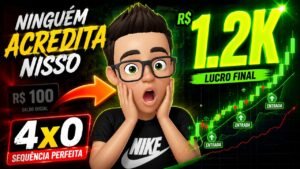 ERA SÓ R$100… até eu fazer ISSO 😳 EM OPÇÕES BINARIAS 2026