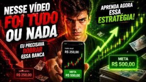 FOI TUDO OU NADA: COMO DOBREI MINHA BANCA COM ESSA ESTRATÉGIA!