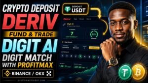 How to Deposit Crypto to Deriv & Trade Digit Match With Digit AI Tool