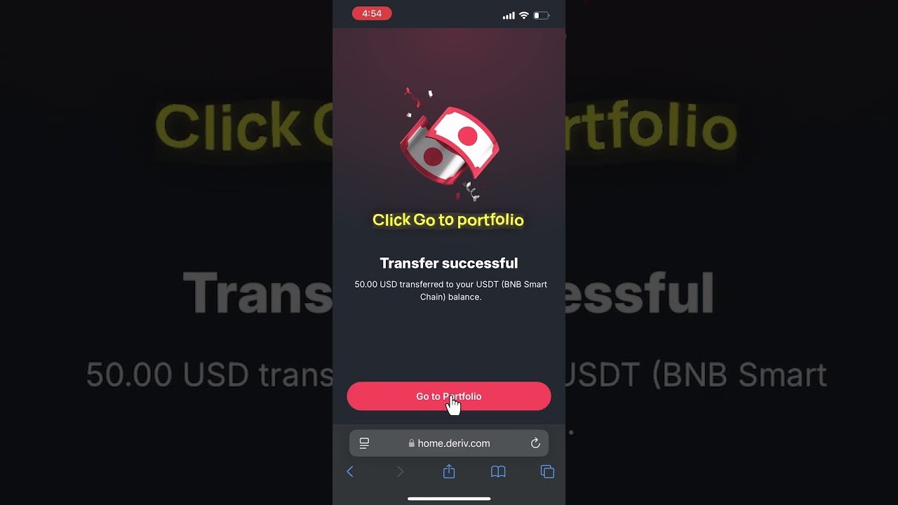 How to withdraw USDT from deriv to trust wallet – bnb smart chain