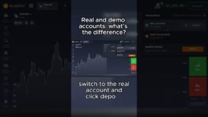 Real and demo accounts: what’s the difference? (Part 5) #iqoption #demoaccount