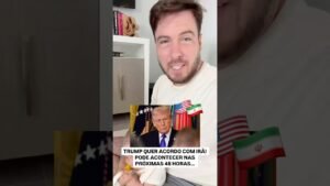 TRUMP CANSOU DA GUERRA? (Encontro com Irã pode acontecer em 48h)