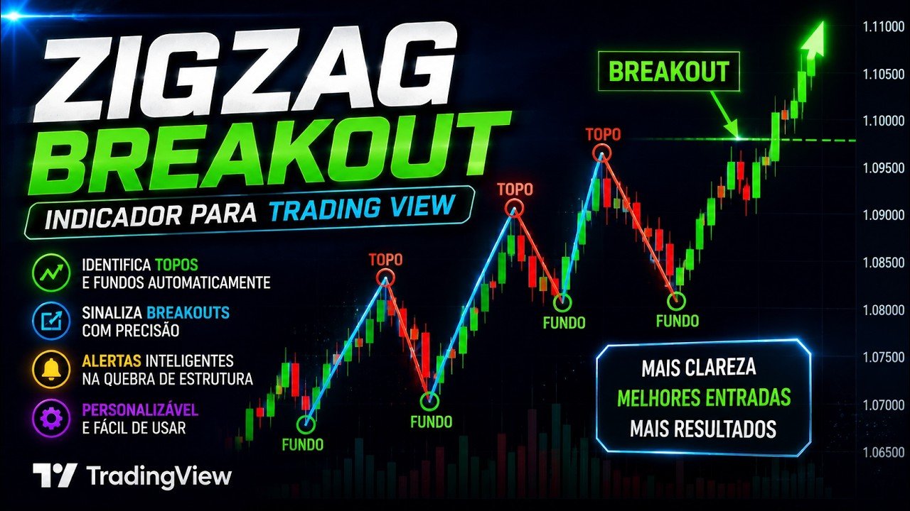 📊 Indicador matador para Trading view – Zigzag breakout
