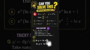 99% Get This Derivative Wrong! 😱 Can You Solve It in 10 Seconds? | The Maths Anchor