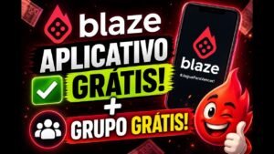 APLICATIVO PARA A BLAZE GRATIS + GRUPO GRATIS COM SINAIS DIARIOS E TESTE DE APLICATIVOS GRATIS!!!