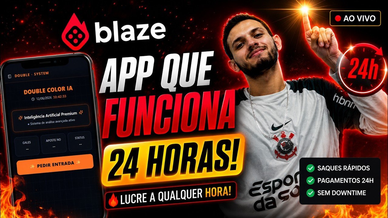 BLAZE – APLICATIVO PARA A BLAZE QUE FUNCIONA 24 HORAS, JOGUE O DIA TODO COM MELHOR ASSERTIVIDADE!!