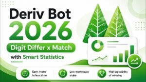 Deriv Bot 2026 | Digit Differ x Match Auto-switch with Smart Statistics