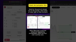 Deriv Bot Accumulator Strategy #autotrading #trading #accumulators #binaryoptions