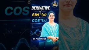 Derivative of sin⁻¹(x) & cos⁻¹(x)| One Minute Concept
