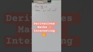 Derivatives Maths 🔢