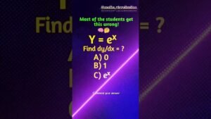 Don’t answer too fast! 🤔 | #maths #derivative #calculus #viral #shorts #cbse #jee #fyp #ytshorts