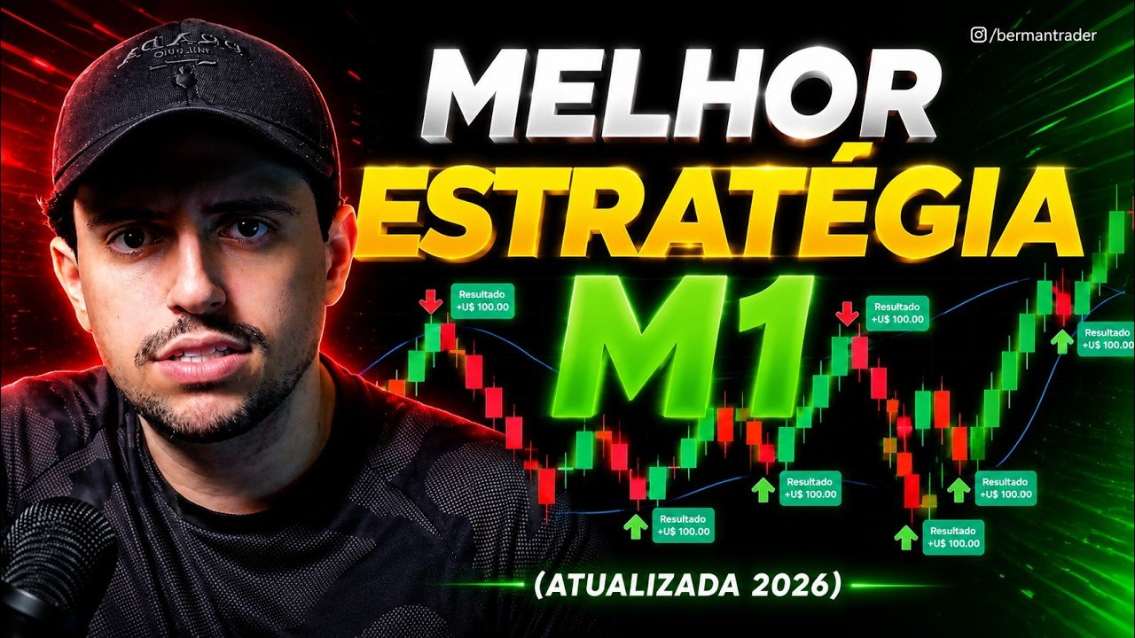 ESTRATÉGIA BERMAN M1 para OPÇÕES BINÁRIAS em 2026 (Funciona na Iq Option, Quotex e Ebinex)