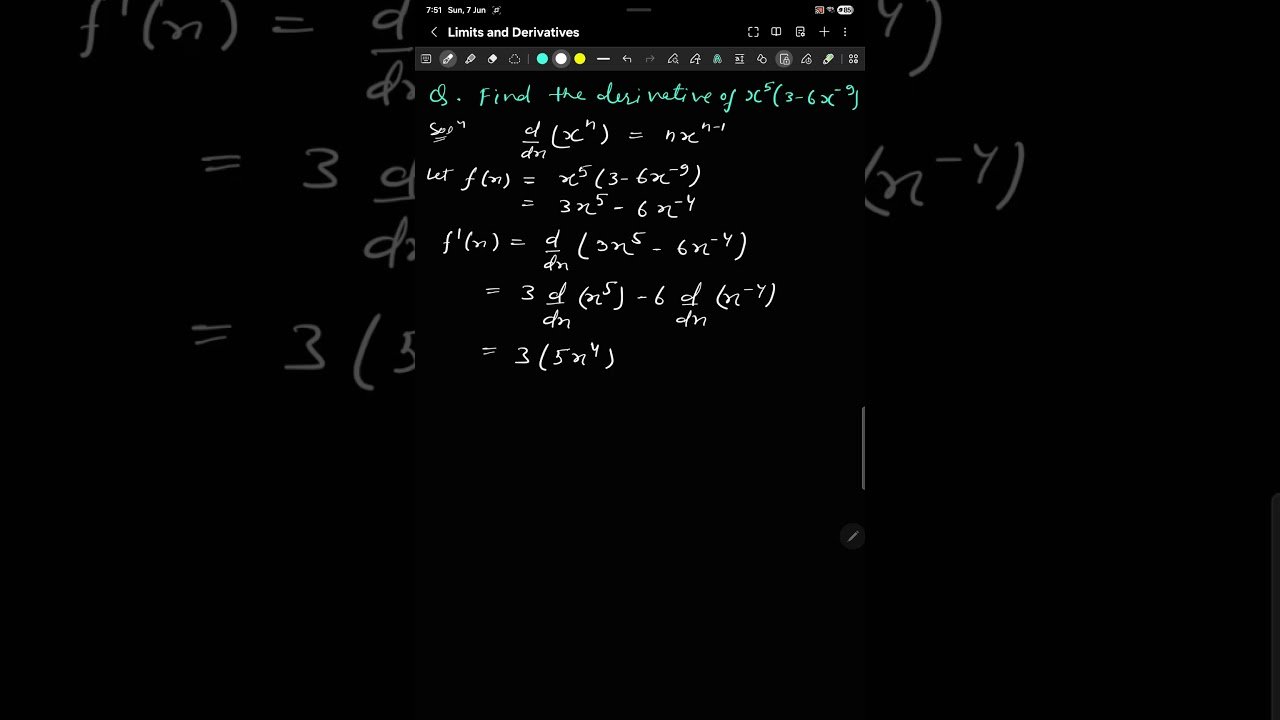 How to find derivative of a function using formula? explained #shorts #shortvideo #maths #derivative