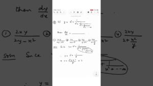 Infinite Continued Fraction Derivative Trick | Calculus MCQ Solved Fast 📘✨